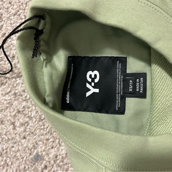 Y-3 Light Green Sweatshirt - Picture 2 of 2